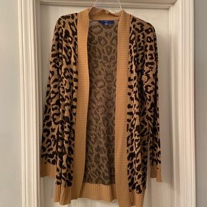Leopard print cardigan